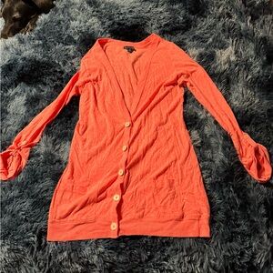 American Eagle Outfitters Vibrant Orange Sweater